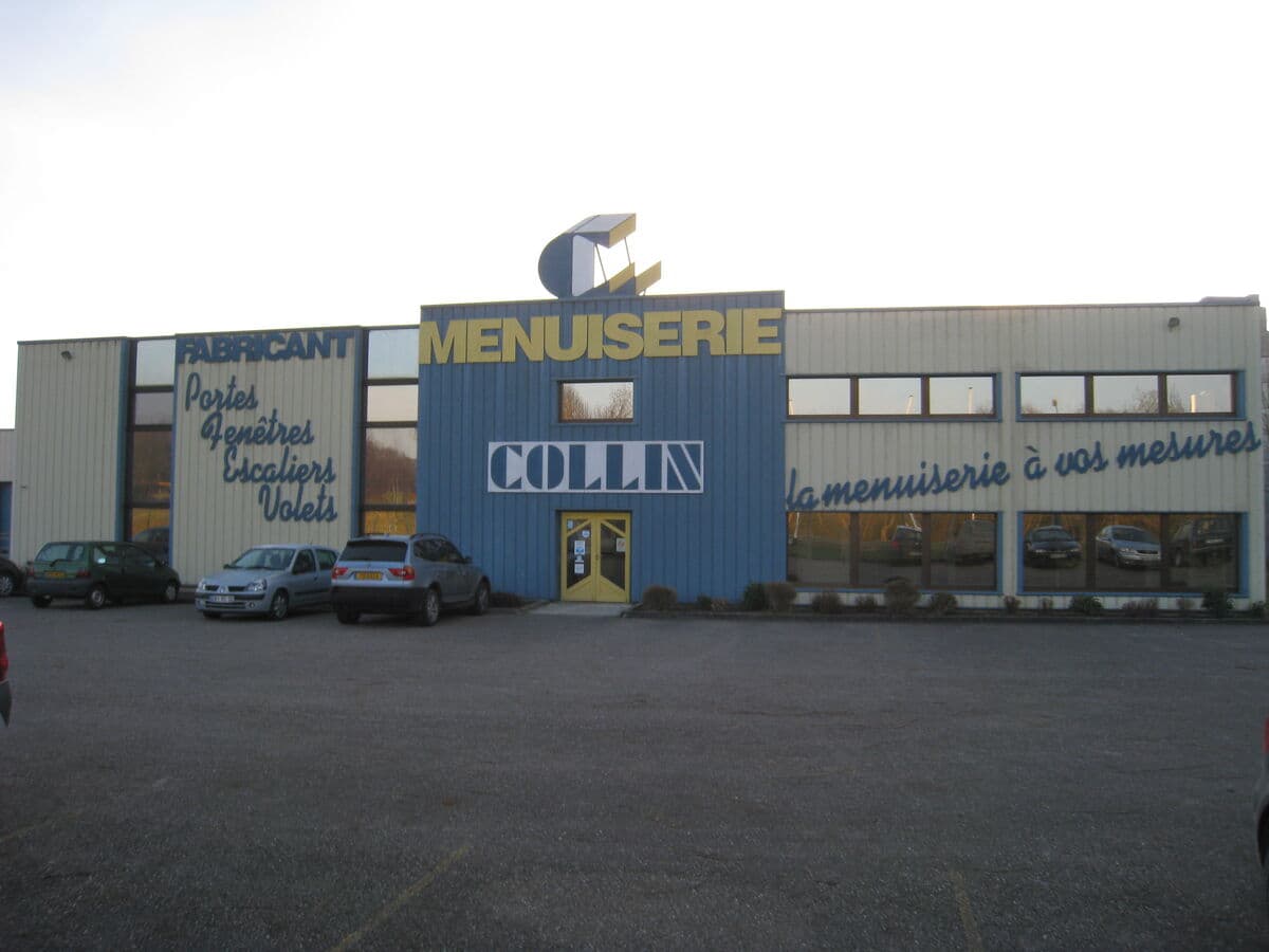 Façade actuelle de la Menuiserie Collin